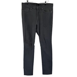 H&M Man Skinny Fit Jeans Mens 31 x 32 Charcoal Grey Denim Pants 5 Pocket Stretch